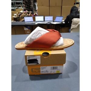 Poppy Womens Faux Leather Slip on Slide Sandals